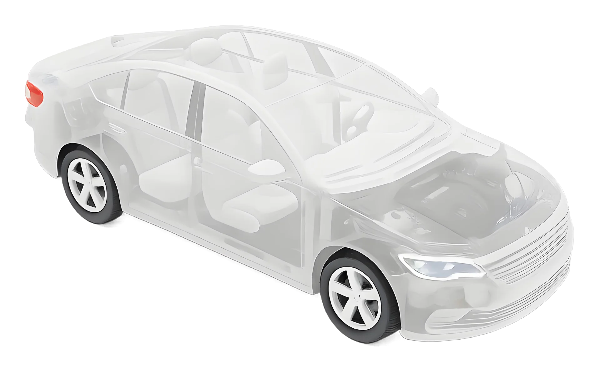 Vehicle digital prototype for multiphysics simulation